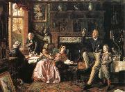Robert Braithwaite Martineau The Last day in the old home oil painting